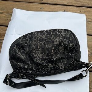 Black Patterned Women's Bag